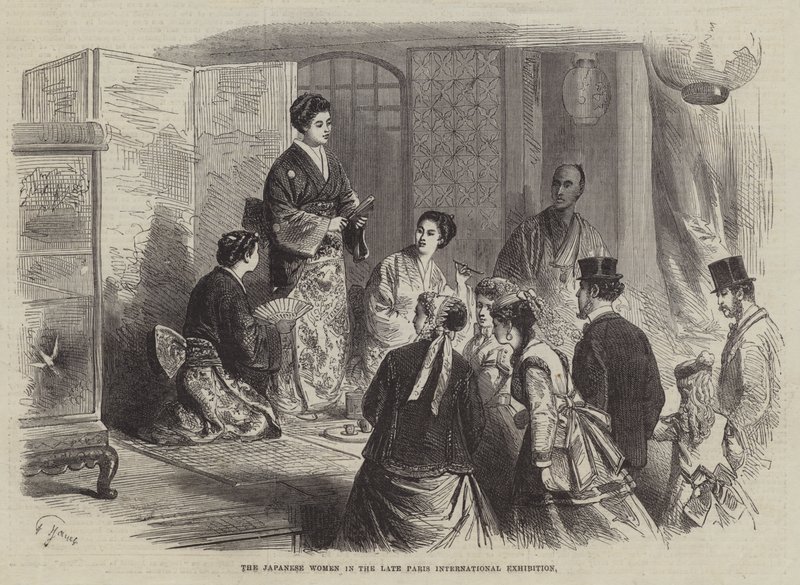 Las Mujeres Japonesas en la Última Exposición Internacional de París de French School