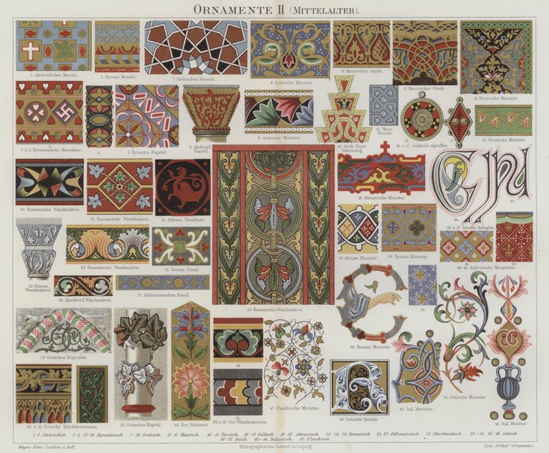 Arte decorativo medieval de German School