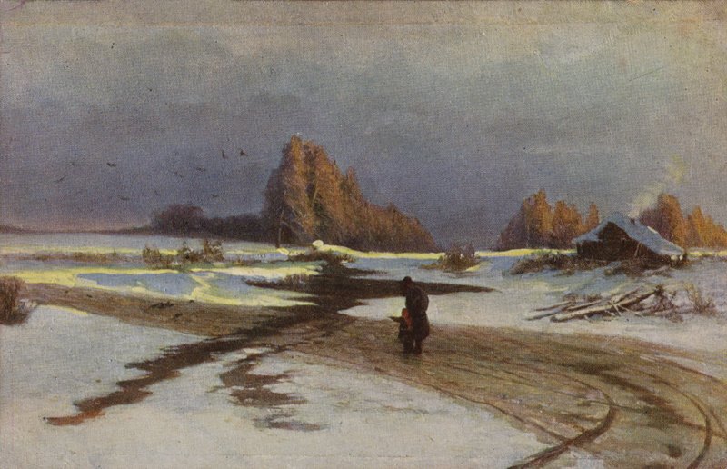 El deshielo, 1871 de Russian School