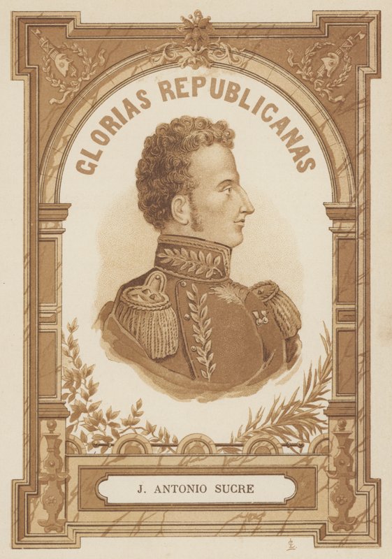 Antonio José de Sucre, líder político y militar venezolano de Spanish School