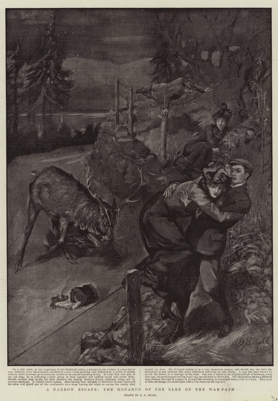 Un escape estrecho, el Monarca del Glen en el camino de guerra de A. G. Small