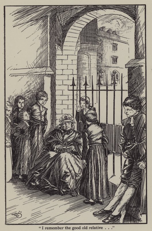 Ilustración para Los Ensayos de Elia de Charles Lamb de A. Garth Jones