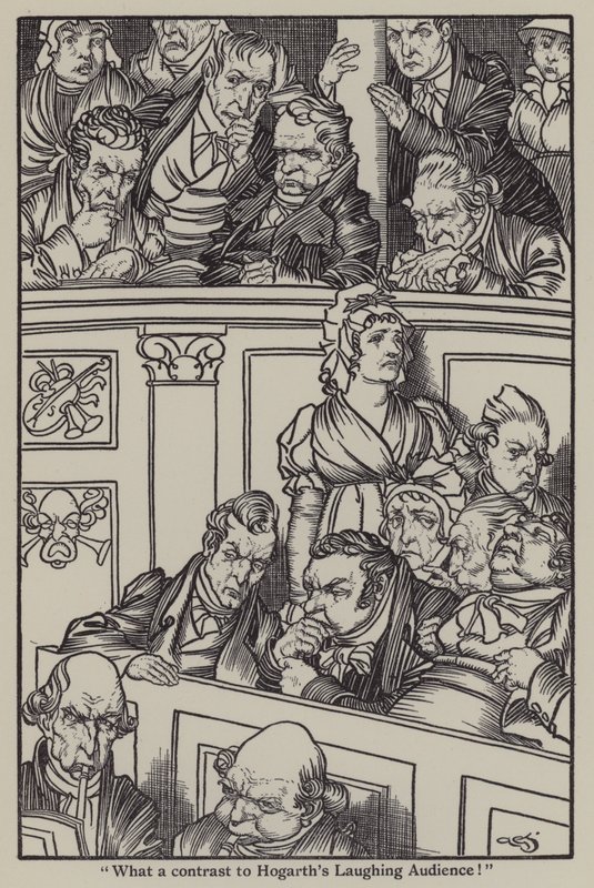Ilustración para Los Ensayos de Elia de Charles Lamb de A. Garth Jones