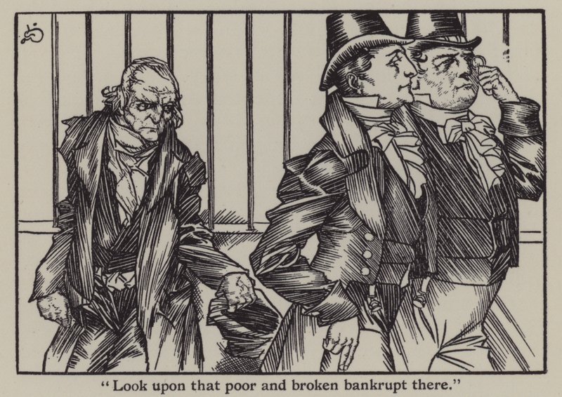 Ilustración para Los Ensayos de Elia de Charles Lamb de A. Garth Jones