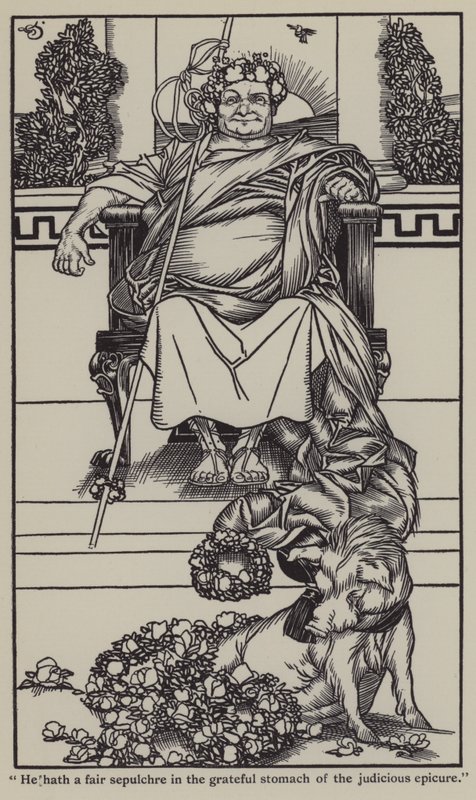 Ilustración para Los Ensayos de Elia de Charles Lamb de A. Garth Jones