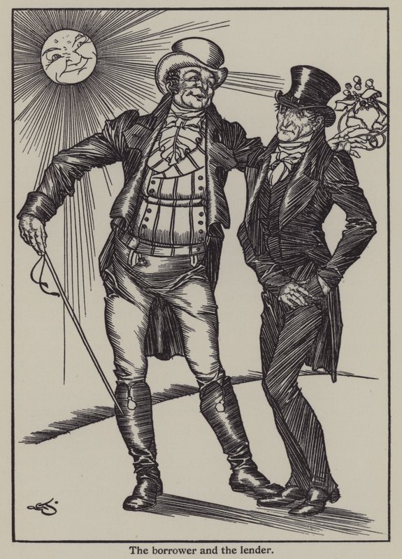Ilustración para The Essays of Elia de Charles Lamb de A. Garth Jones