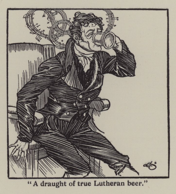 Ilustración para The Essays of Elia de Charles Lamb de A. Garth Jones