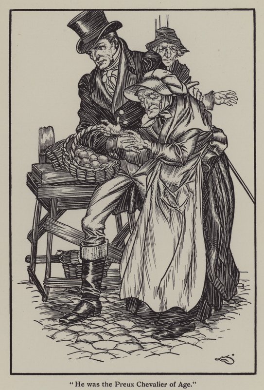Ilustración para The Essays of Elia de Charles Lamb de A. Garth Jones