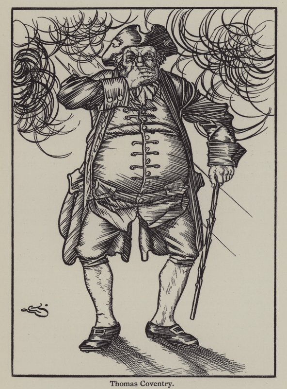 Ilustración para Los Ensayos de Elia de Charles Lamb de A. Garth Jones