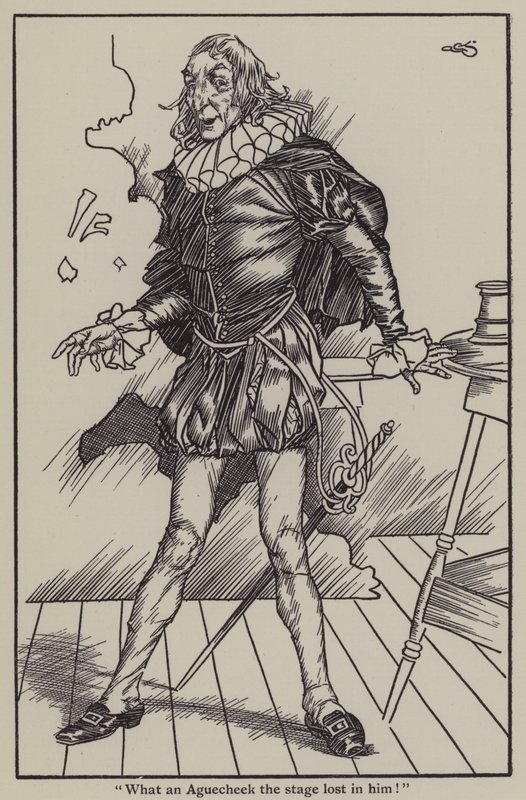 Ilustración para Los Ensayos de Elia de Charles Lamb de A. Garth Jones