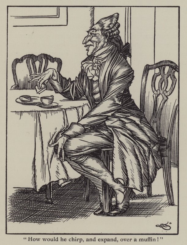 Ilustración para The Essays of Elia de Charles Lamb de A. Garth Jones