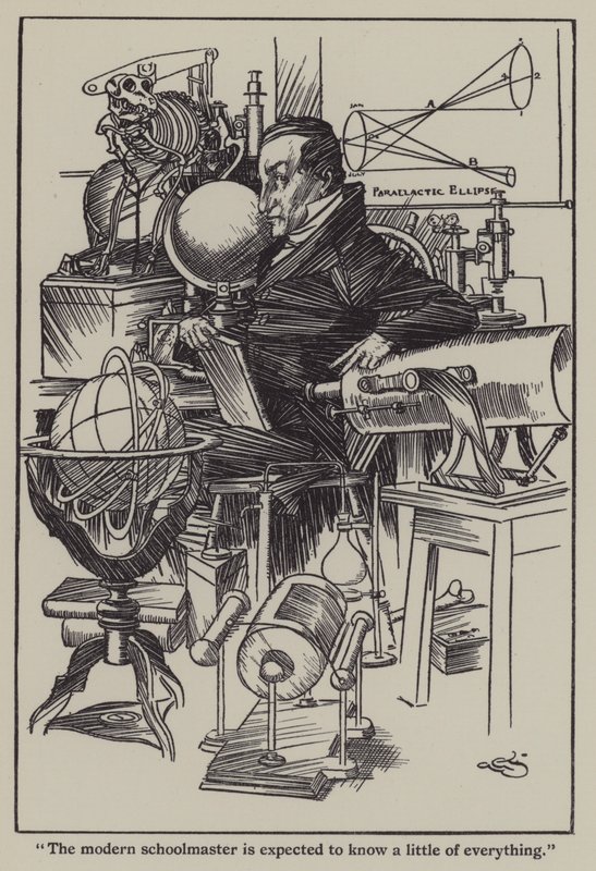 Ilustración para Los Ensayos de Elia de Charles Lamb (litografía) de A. Garth Jones