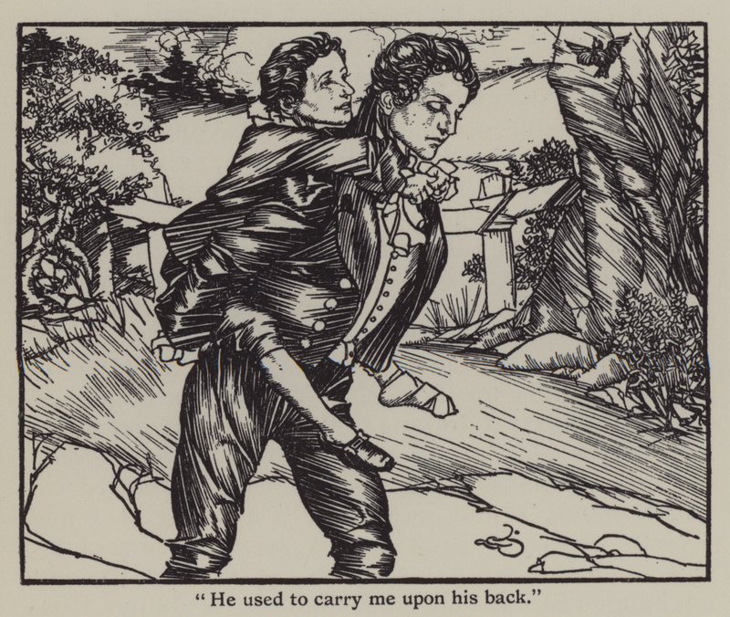 Ilustración para Los Ensayos de Elia de Charles Lamb (litografía) de A. Garth Jones