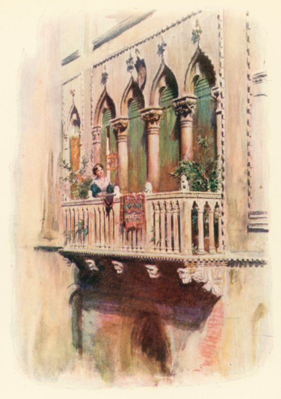 Balcón Palazzo Bragadin de A. Trevor Haddon