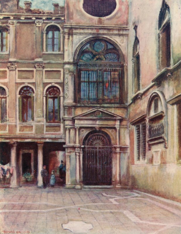 Cortile en Scuola Di S Giovanni Evangelista de A. Trevor Haddon