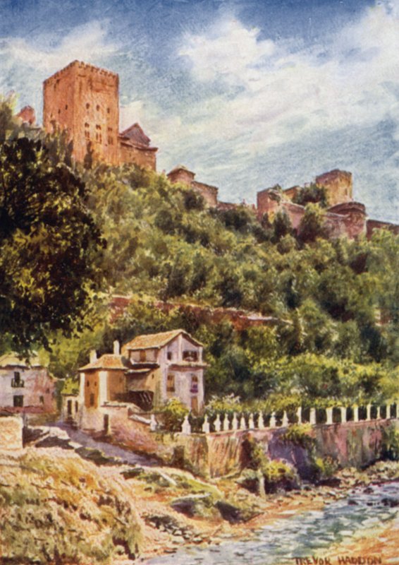 Granada, Villas en las Orillas del Río Darro de A. Trevor Haddon