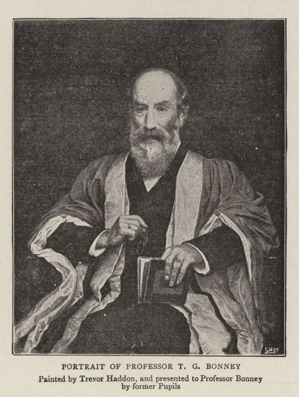 Retrato del Profesor T G Bonney de A. Trevor Haddon