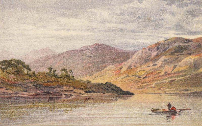 En Loch Lomond (cromolito) de Aaron Edwin Penley