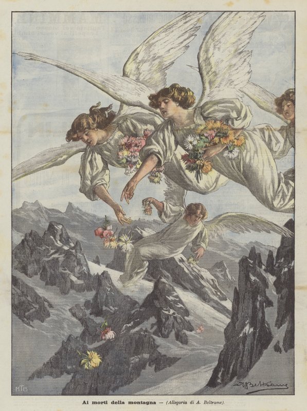 A los muertos de la montaña de Achille Beltrame