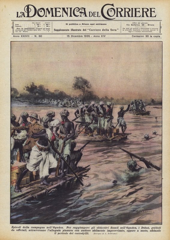 Episodios de la campaña en el Ogaden de Achille Beltrame