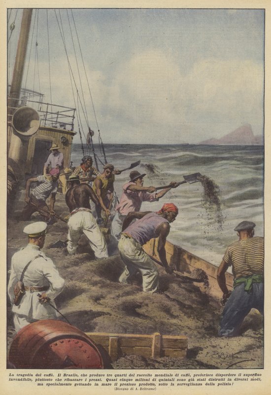 La tragedia del café de Achille Beltrame