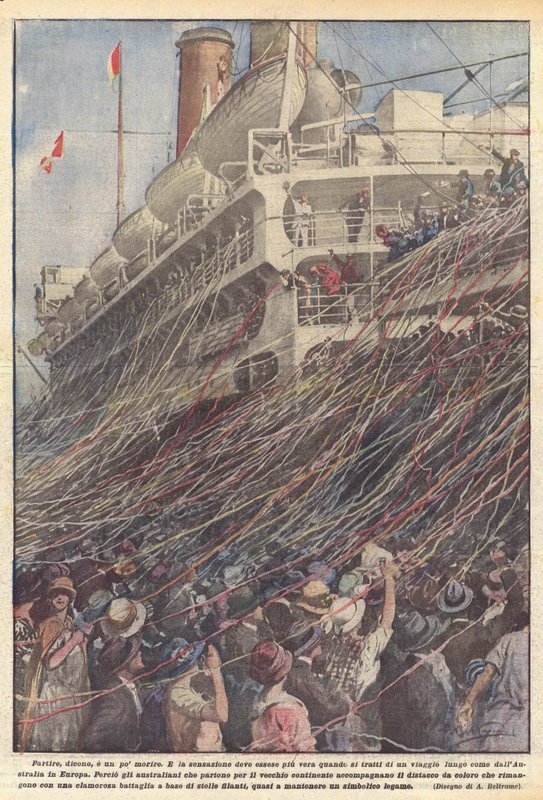 Partir, dicen, es un poco morir de Achille Beltrame