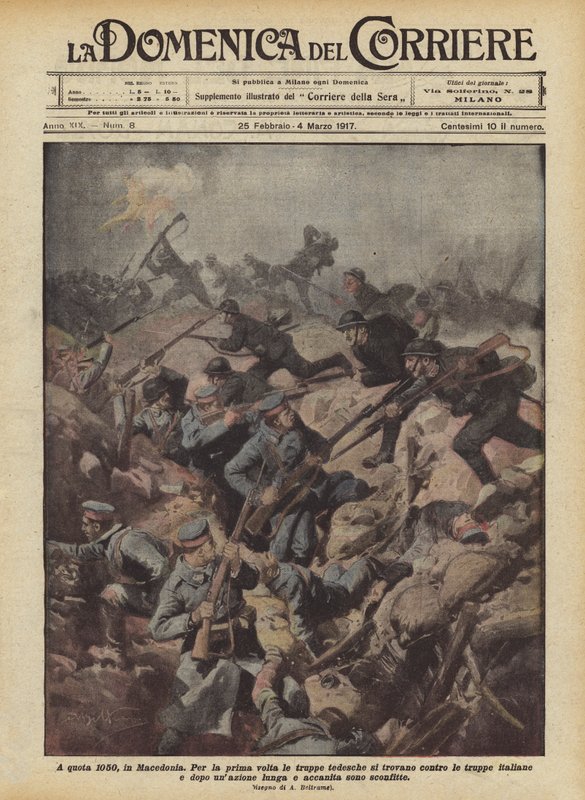 En la cota 1050, en Macedonia de Achille Beltrame