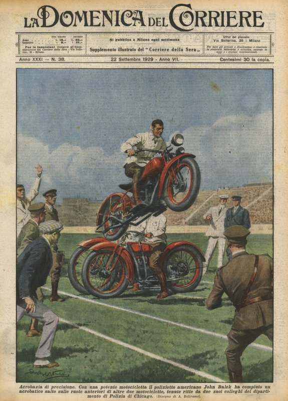Acrobacia de precisión de Achille Beltrame