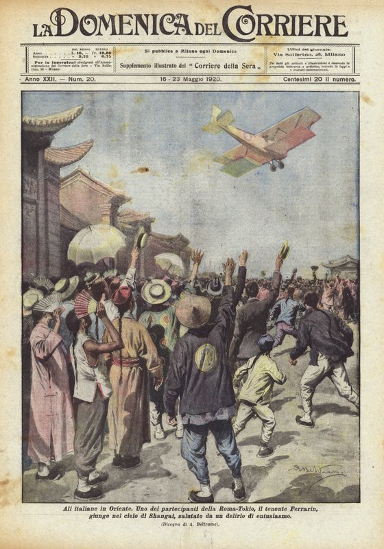 Alas italianas en Oriente de Achille Beltrame
