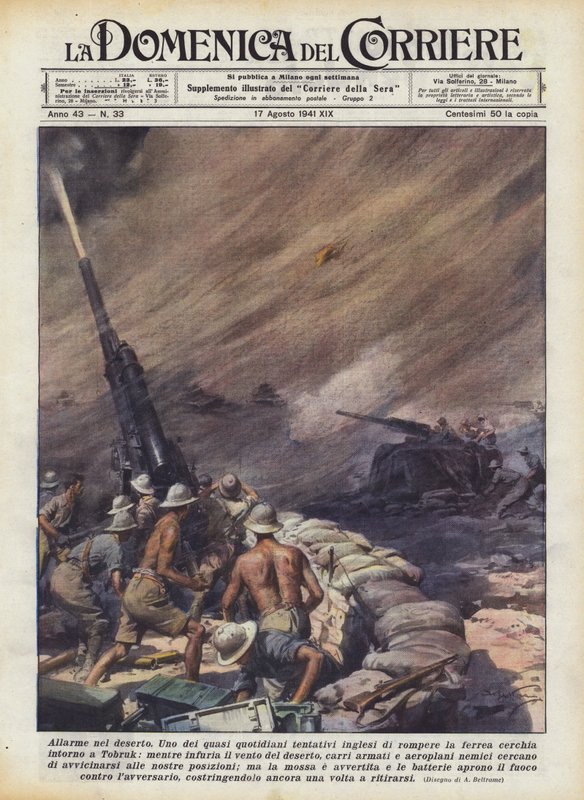 Alarma en el desierto de Achille Beltrame