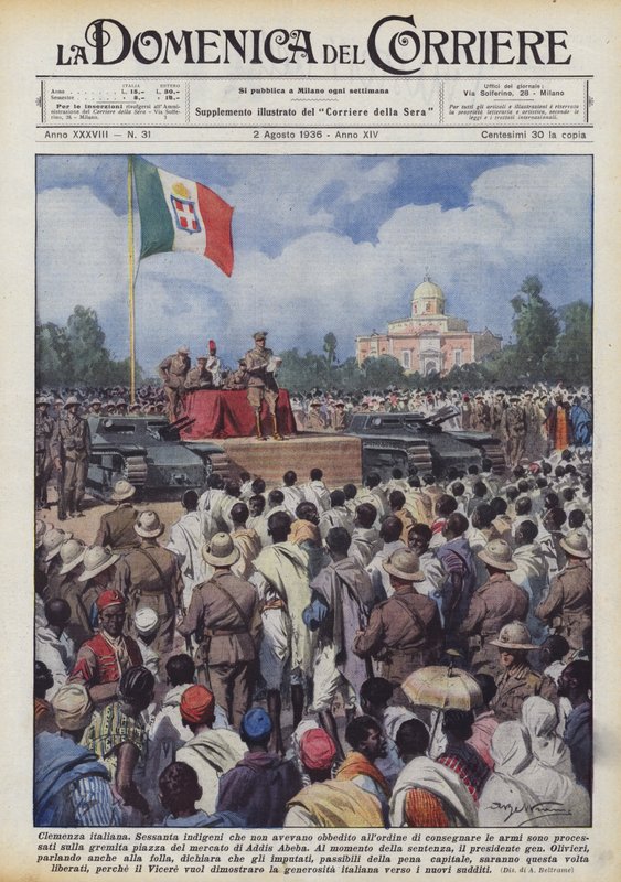 Clemencia italiana de Achille Beltrame