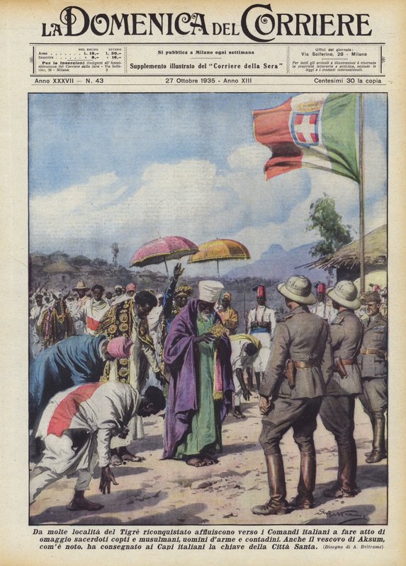 De muchas localidades del Tigre reconquistado fluyen hacia los Comandos italianos para hacer acto de Achille Beltrame