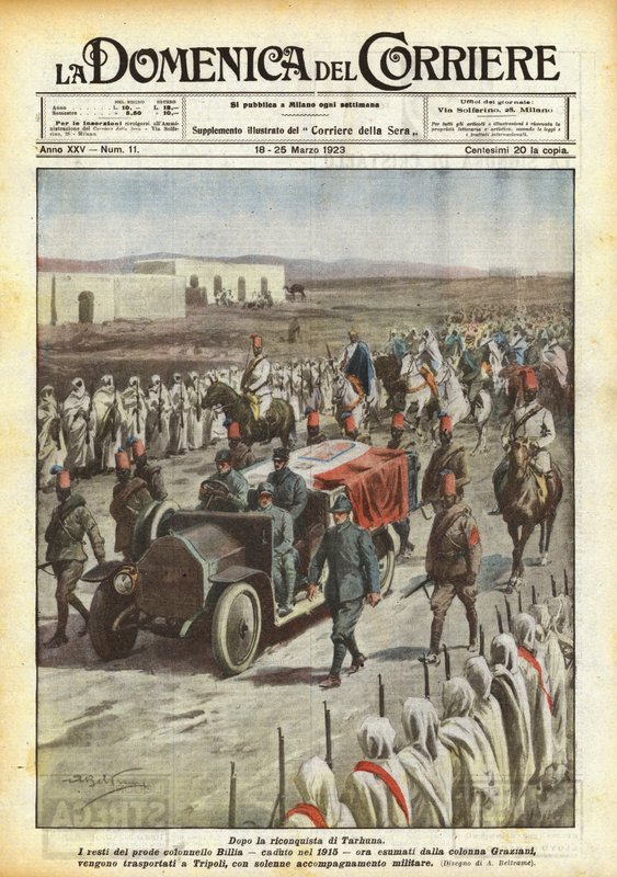 Después de la reconquista de Tarhuna de Achille Beltrame