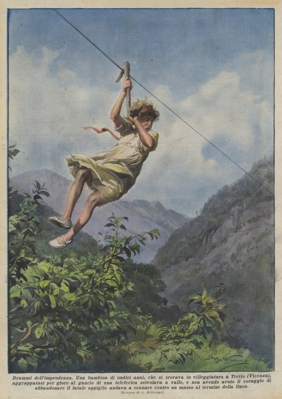 Dramas de la imprudencia de Achille Beltrame