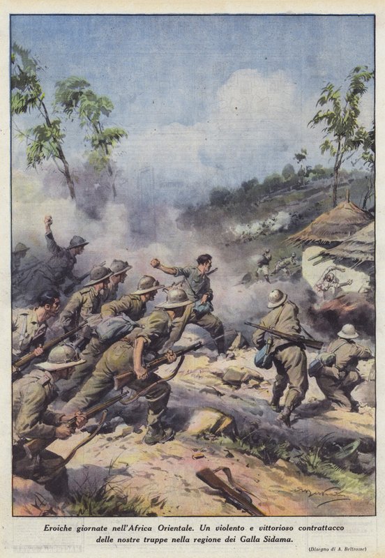 Heroicos días en el África Oriental de Achille Beltrame