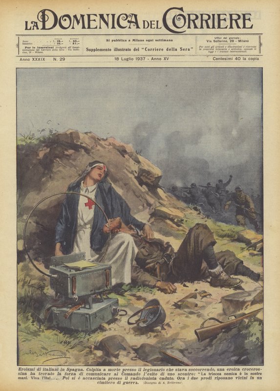 Heroísmos de italianos en España de Achille Beltrame