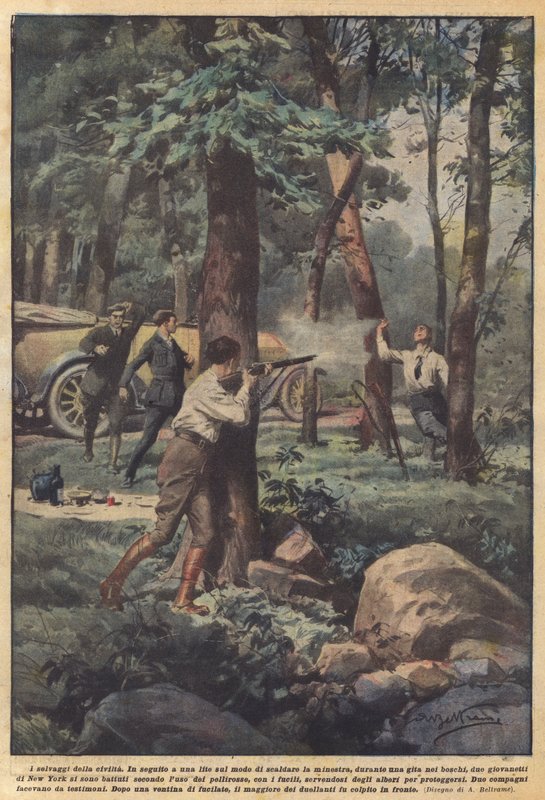 Los salvajes de la civilización de Achille Beltrame