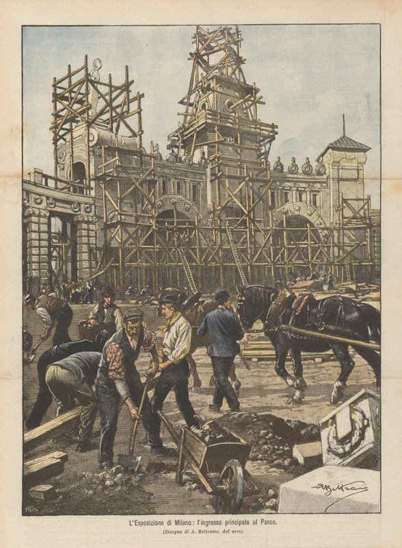 La Exposición de Milán, la entrada principal al Parque de Achille Beltrame