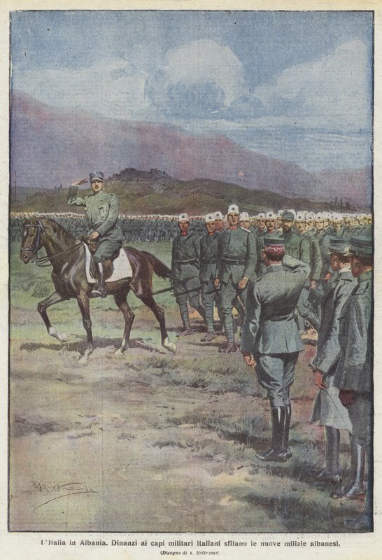 Italia en Albania de Achille Beltrame