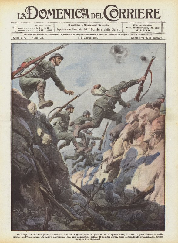 La conquista de Ortigara de Achille Beltrame