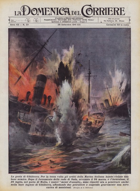 La hazaña de Gibraltar de Achille Beltrame