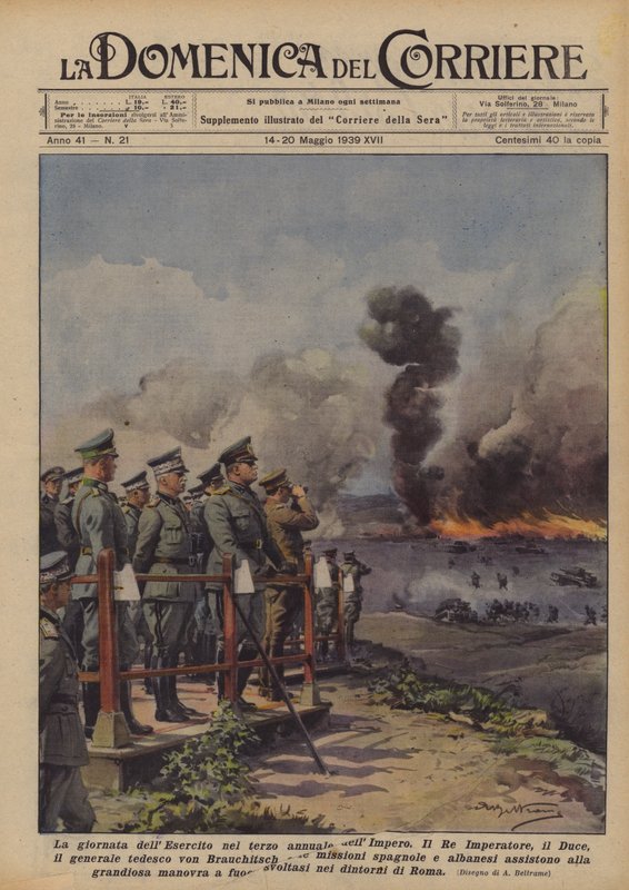 El día del Ejército en el tercer aniversario del Imperio de Achille Beltrame
