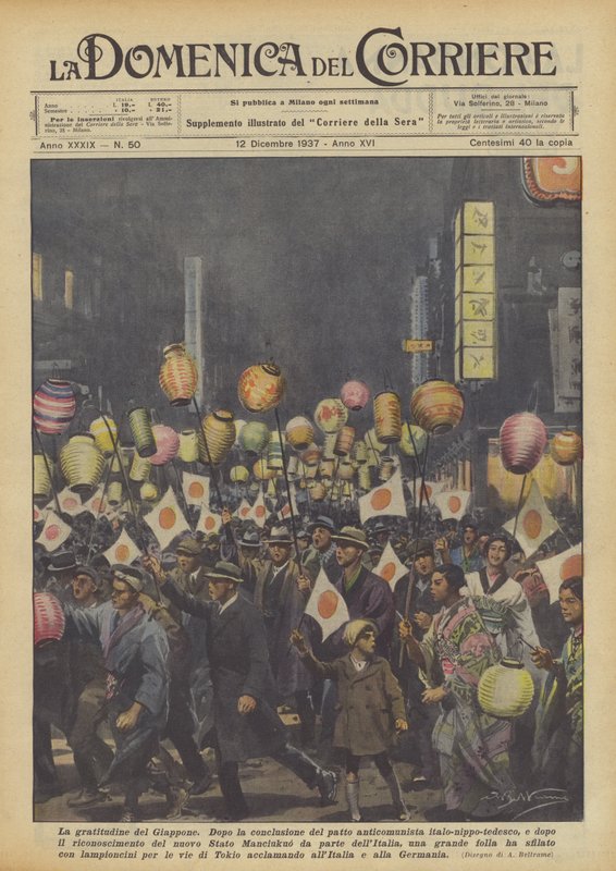 La gratitud de Japón de Achille Beltrame