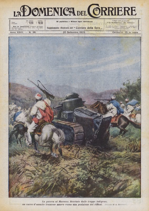 La guerra en Marruecos de Achille Beltrame