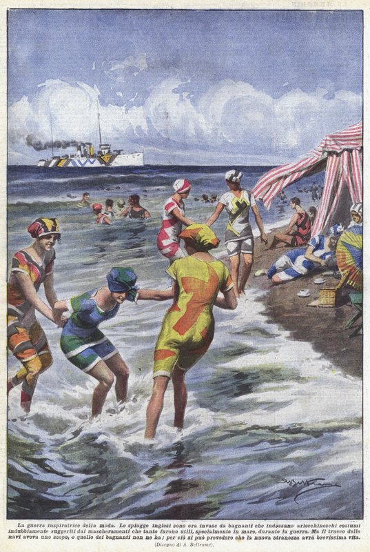La guerra inspiradora de la moda de Achille Beltrame