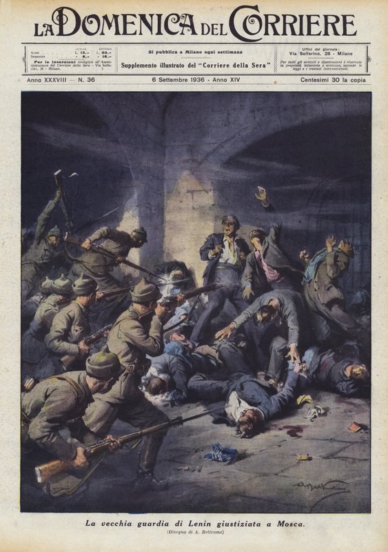 La vieja guardia de Lenin ejecutada en Moscú de Achille Beltrame