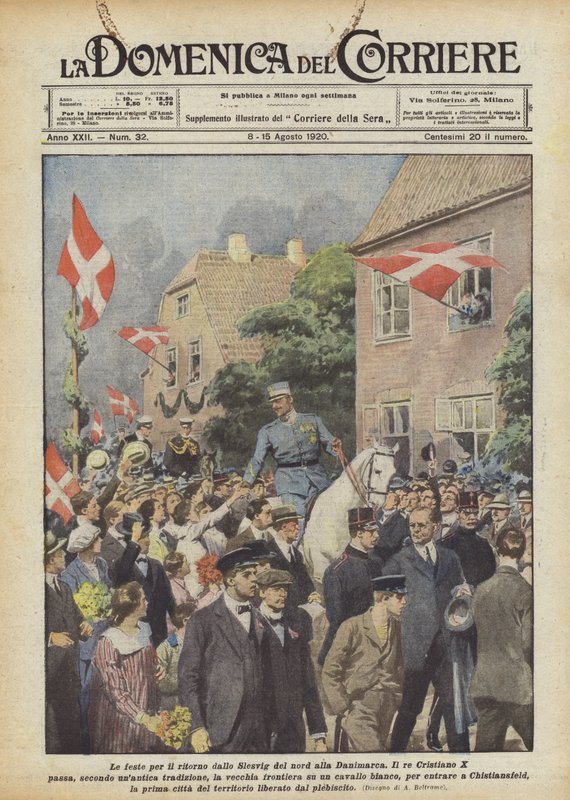 Las fiestas por el regreso del norte de Schleswig a Dinamarca de Achille Beltrame
