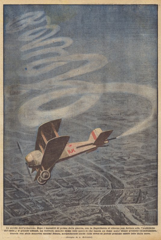 Las novedades de la aviación de Achille Beltrame