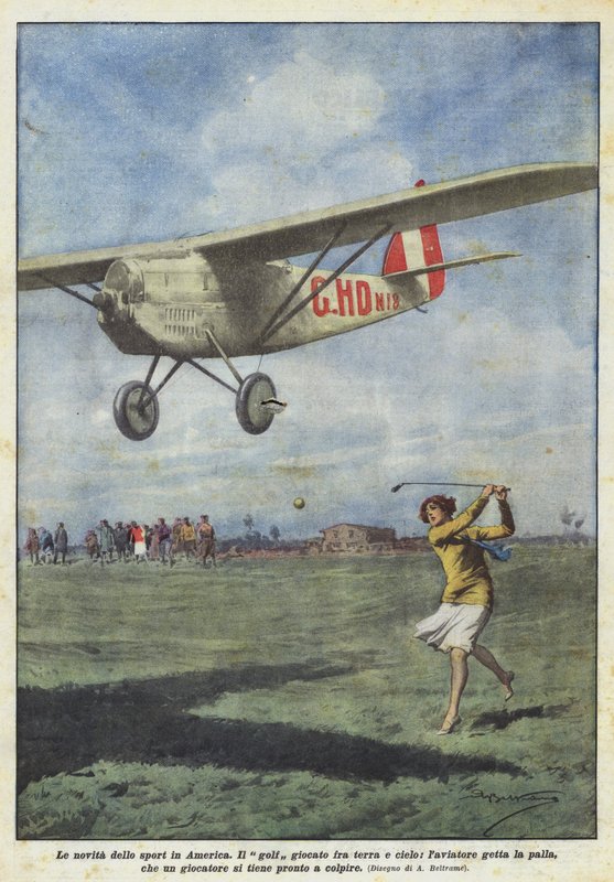 Las novedades del deporte en América de Achille Beltrame