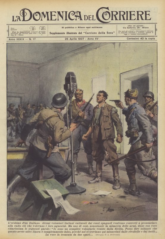 El heroísmo de un italiano de Achille Beltrame